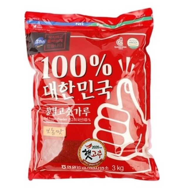 영월 동강애,청결고추가루(보통맛)3kg