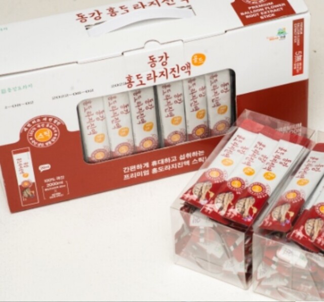 영월 동강애 고향밥상,동강홍도라지 스틱 100개입