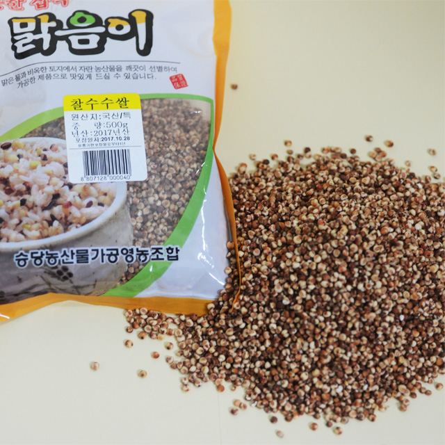 영월 동강애,24년산 찰수수쌀(동강맑음이) 500g