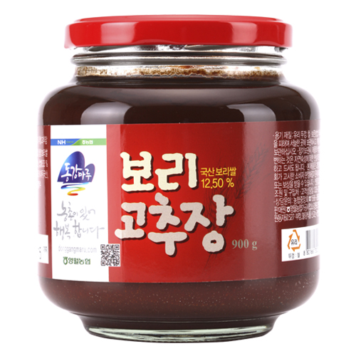 영월 동강애,보리고추장 900g